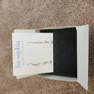 Lia Sophia pearl earrings
